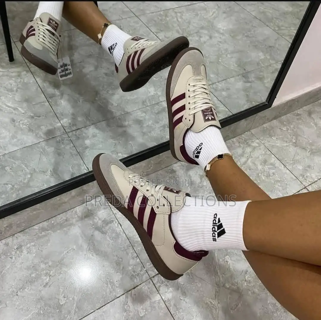Burgundy Adidas Samba