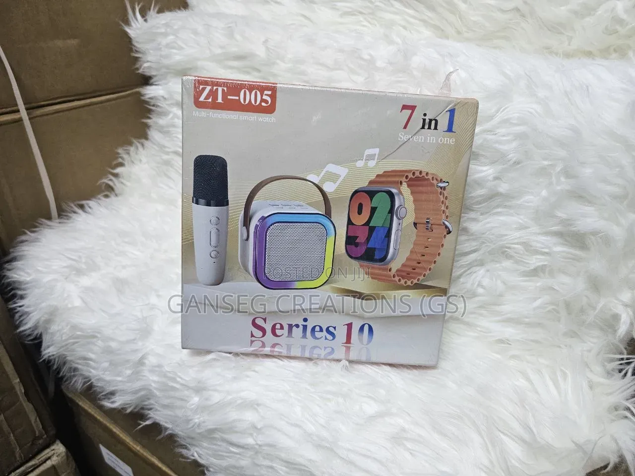7-in-1 Zt-005 Series 10 Smart Watch Combo -Wireless Speaker Microphone