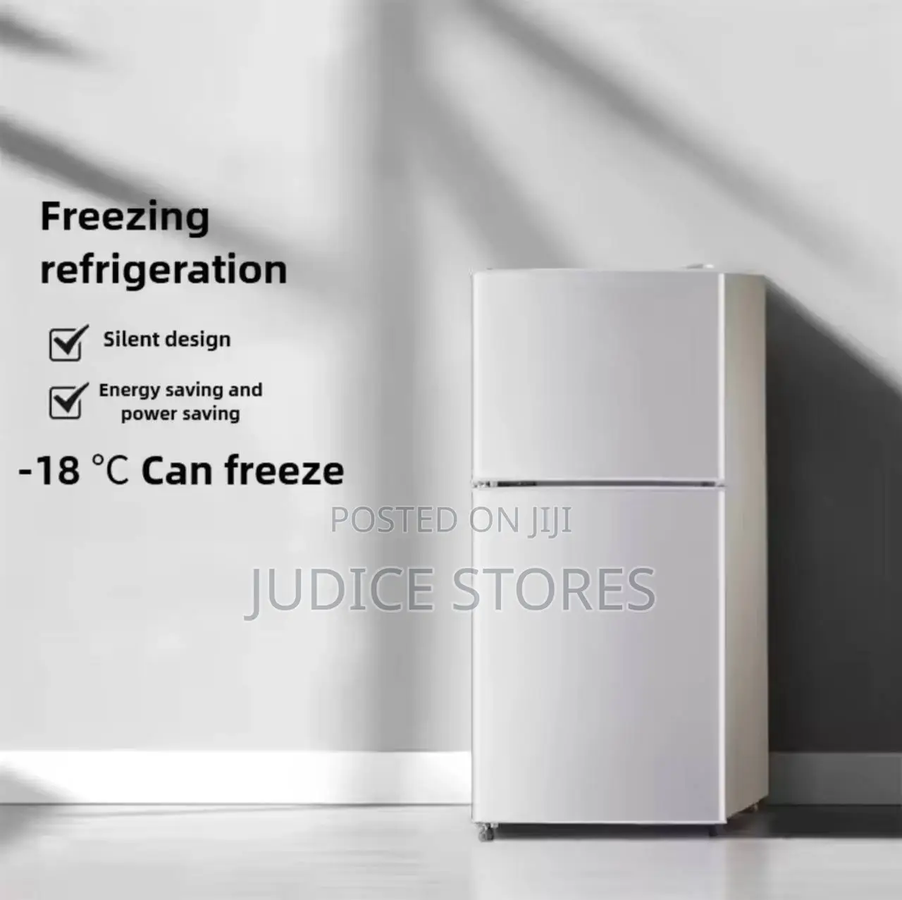 Single Dormitory Double Door Fridge Freezer