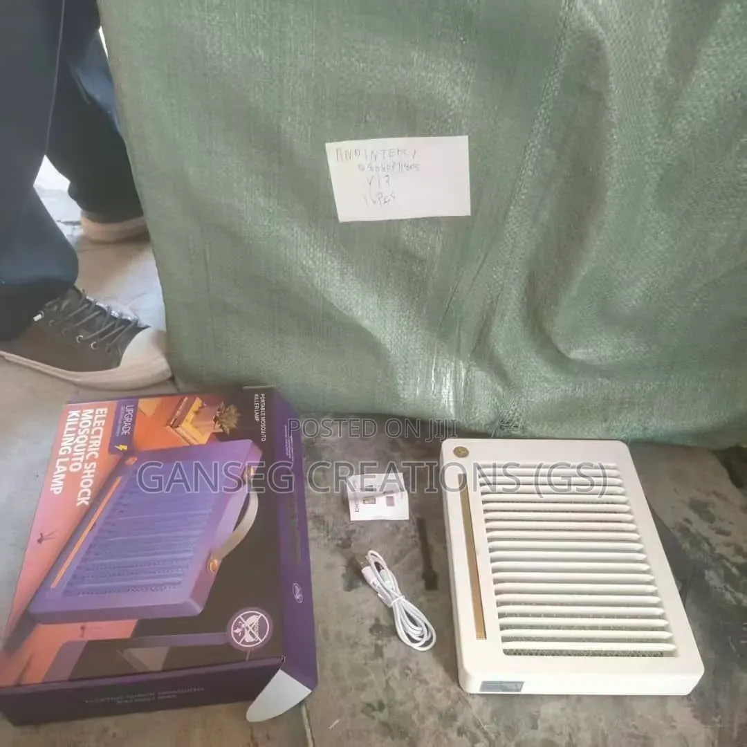 Rechargeable Uv Fly And Mosquito Zapper Lamp - Powerful Electric Shock