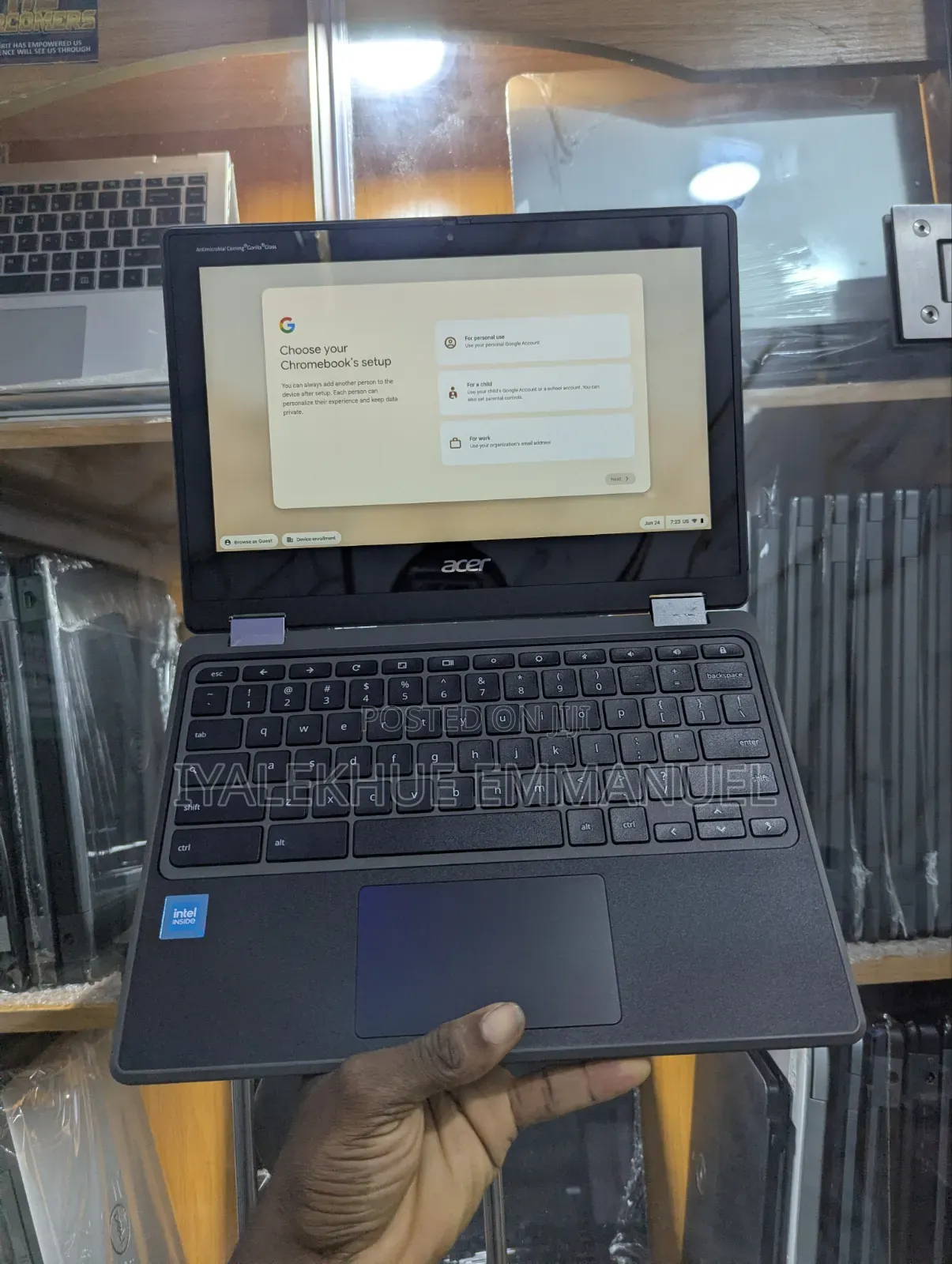 Laptop Acer Chromebook 11 C740 4GB Intel Pentium SSD 32GB