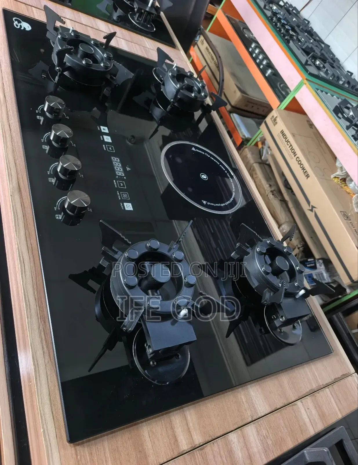 Original Gs Built-in 4+1 90cm Flips Up Gas Electric Cooker Hob Etc.