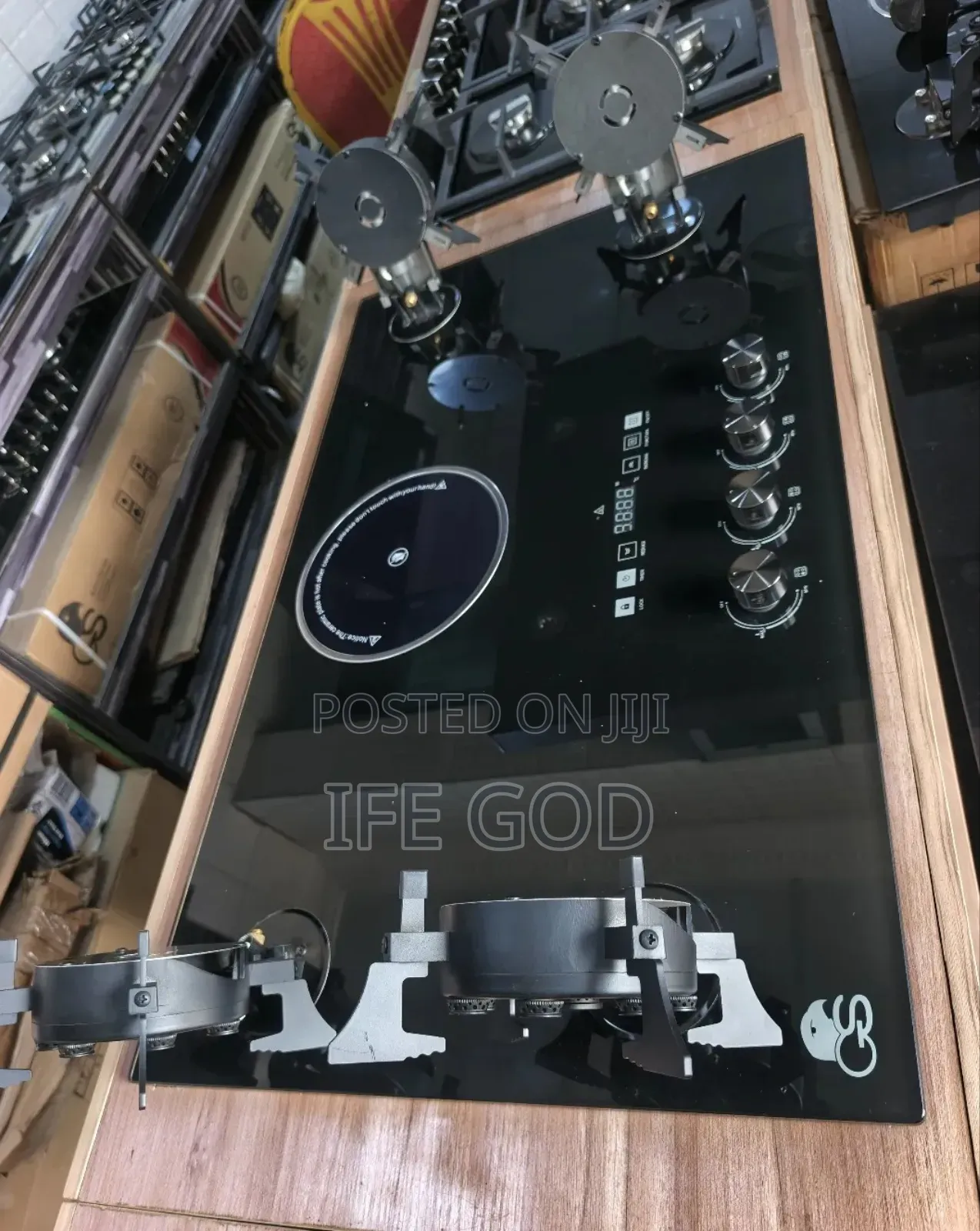 Original Gs Built-in 4+1 90cm Flips Up Gas Electric Cooker Hob Etc.