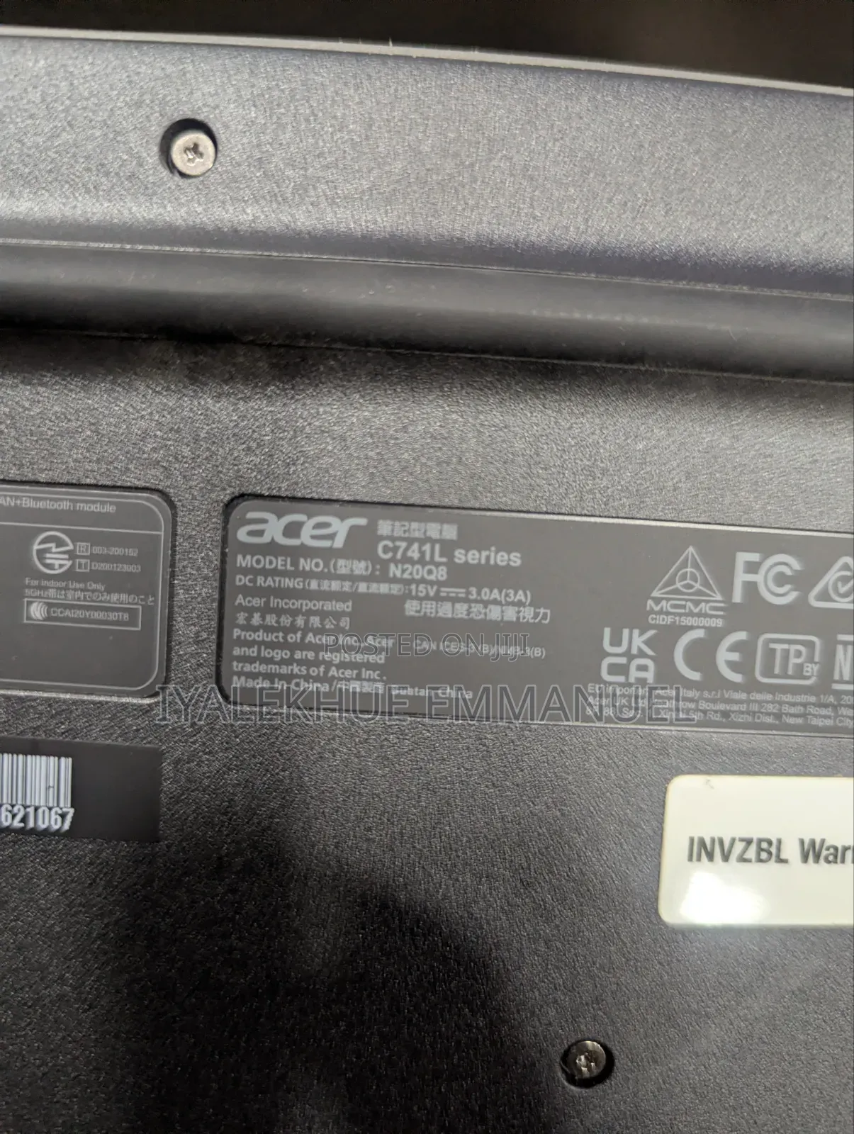 Laptop Acer Aspire R7-572 4GB Intel Pentium SSD 32GB