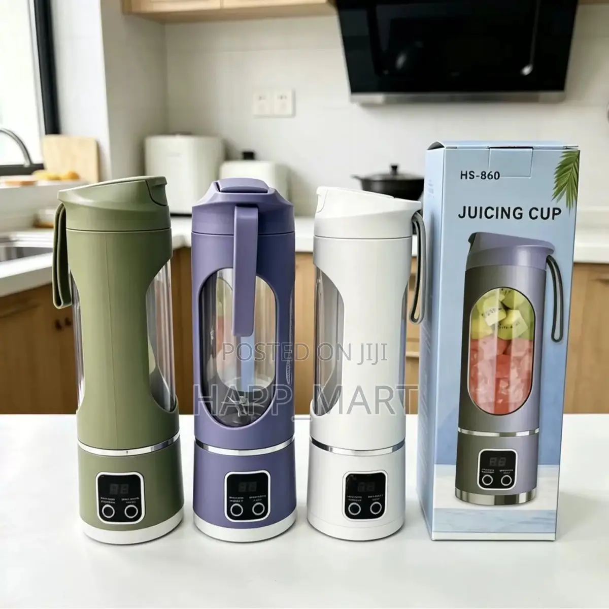 Rechargeable Juicer With 10 Ultra-Sharp Blades (1300w Motor, 3.7v)