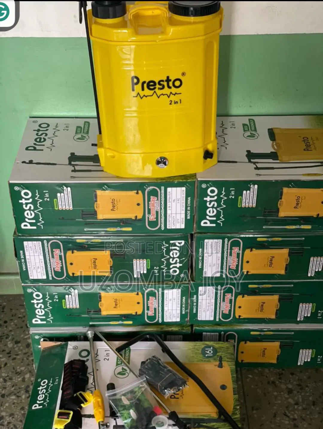Presto 2in1 Rechargeable Battery Sprayer (16l)