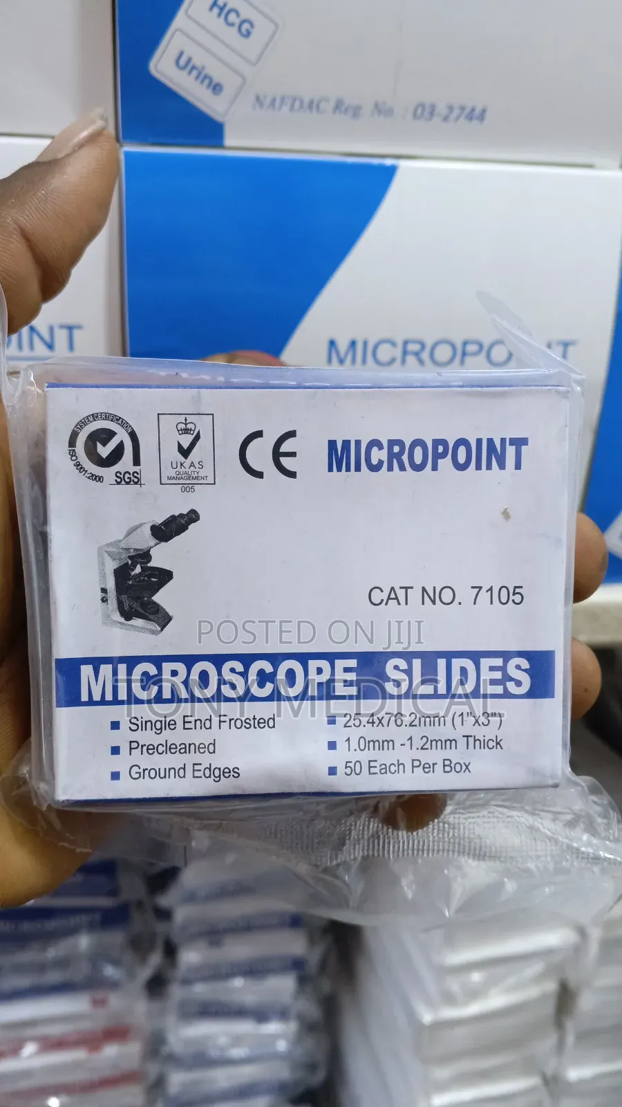 Microscope Slide Plain Frosted Slide