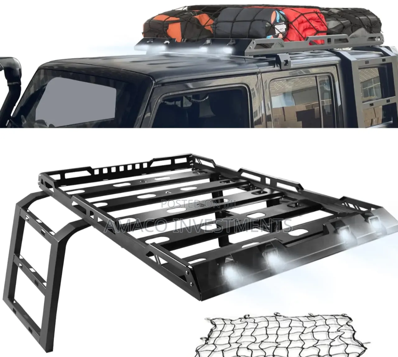Roof Carear With Ladder Wrangler Jeep