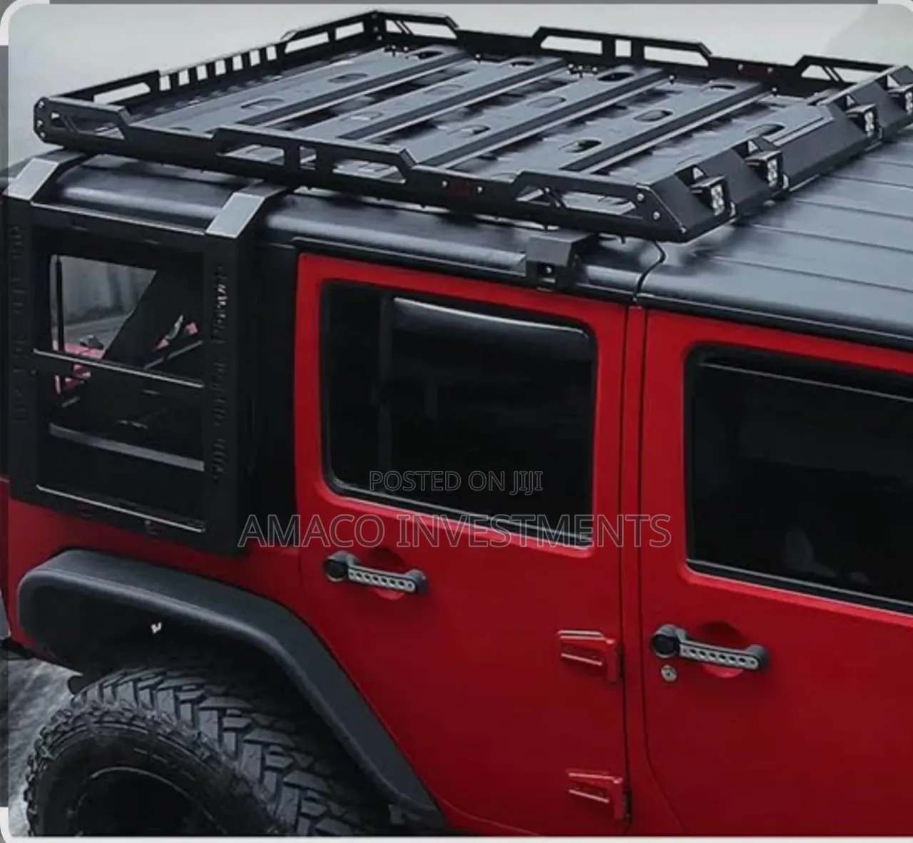Roof Carear With Ladder Wrangler Jeep