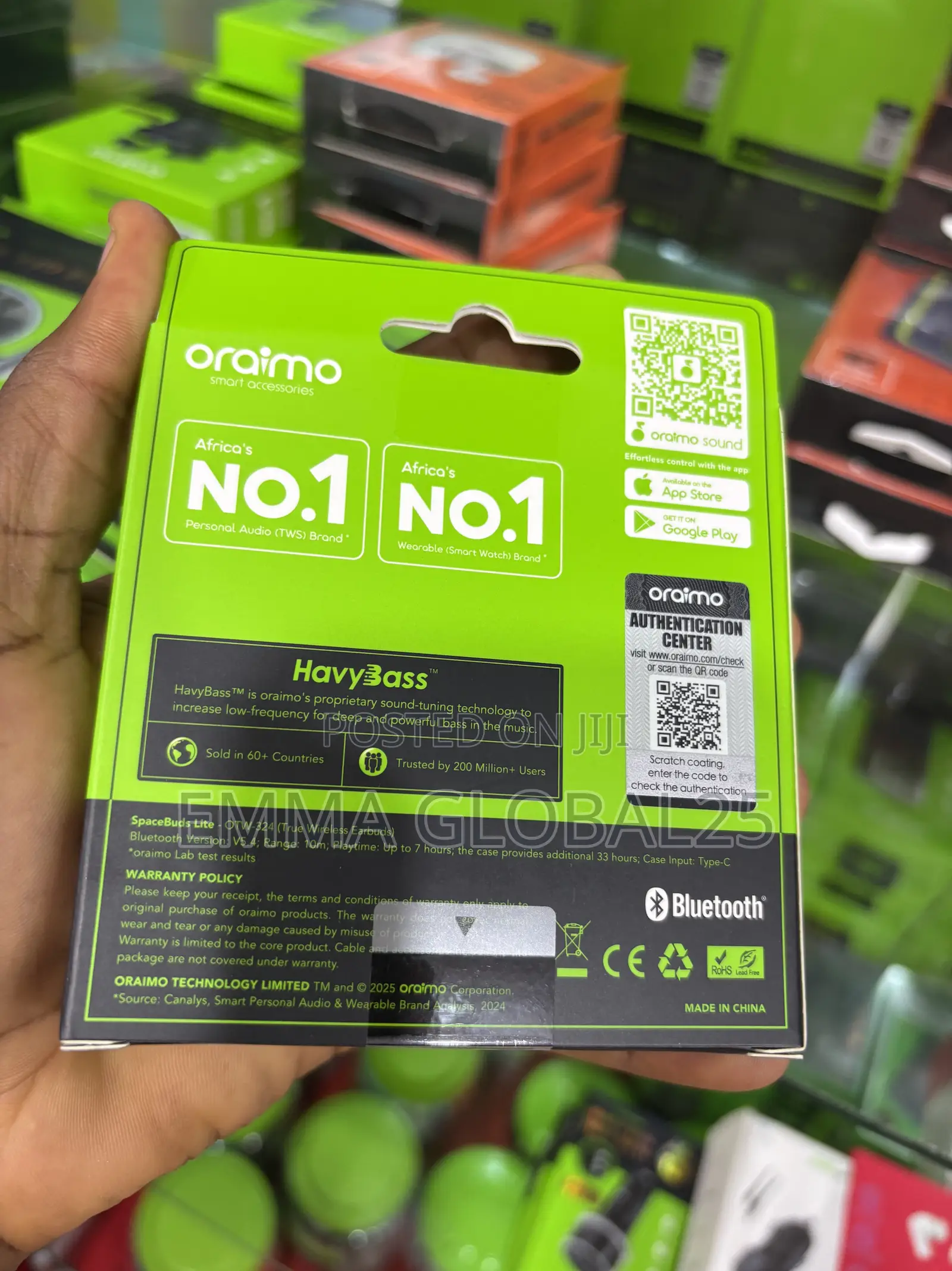Brand New Oraimo Spacebuds Lite /Otw-324