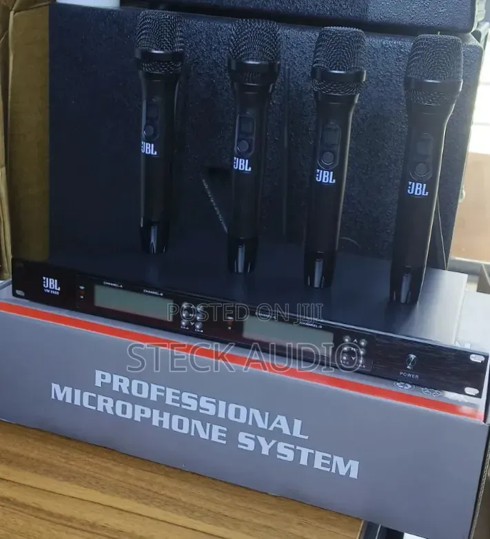 JBL Vm9900 4in1 Selectable Frequency Wireless Microphone System