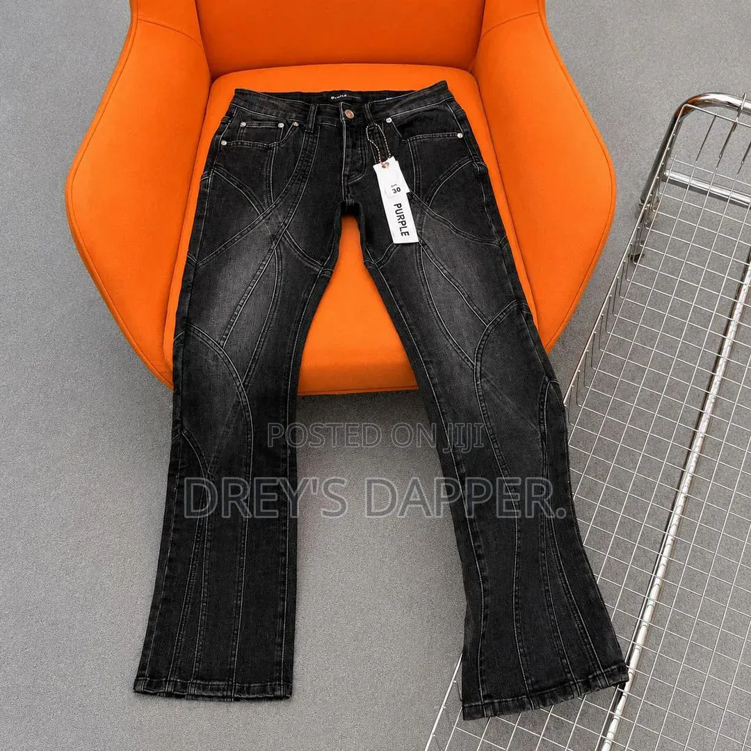 High-Quality Luxury Purple Jean