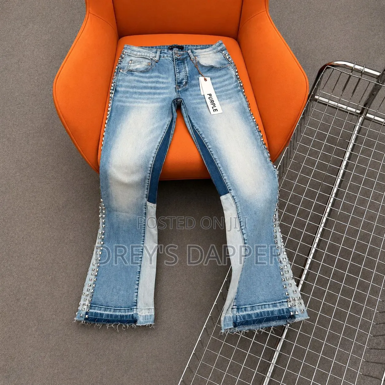 High-Quality Luxury Purple Jean