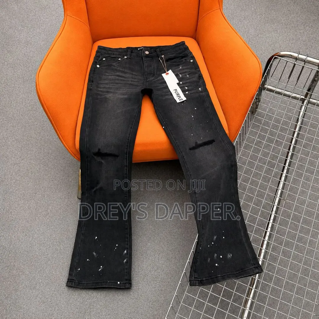 High-Quality Luxury Purple Jean