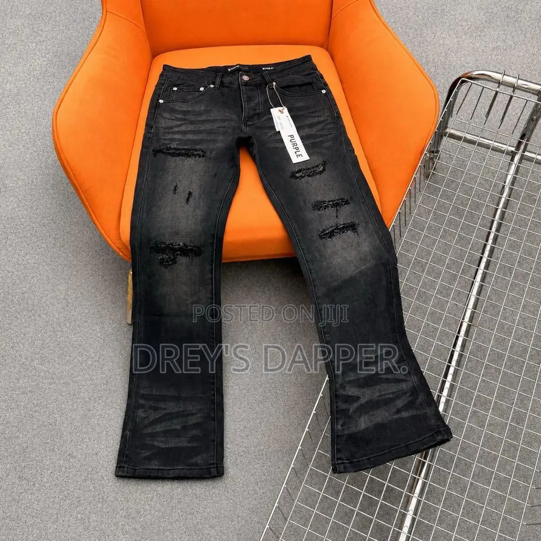 High-Quality Luxury Purple Jean