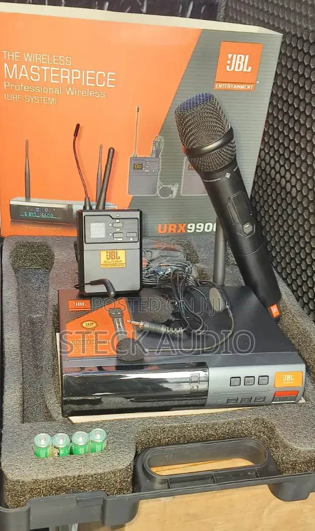 Urx 9900 JBL Digital Wireless Neck, Headset and Handle Wireless Mic