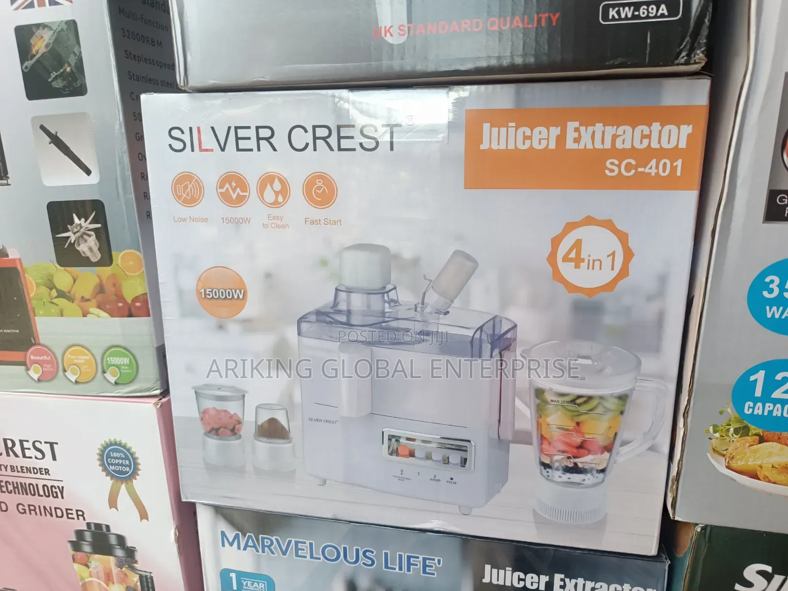 Silver Crest 4-in-1 Powerful Juicer Extractor Sc-401