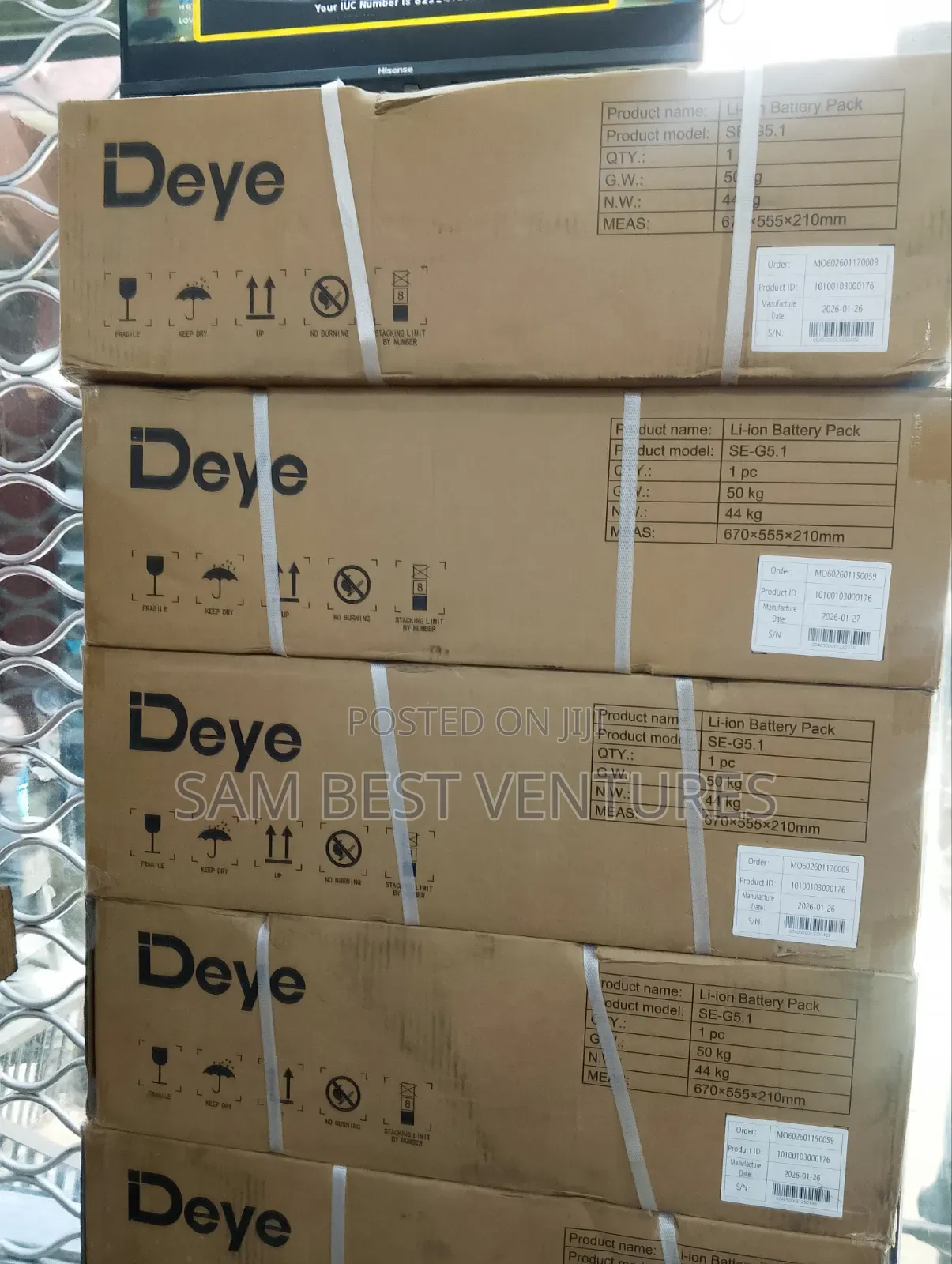 5kwh 48v Deye Solar Lithium Battery