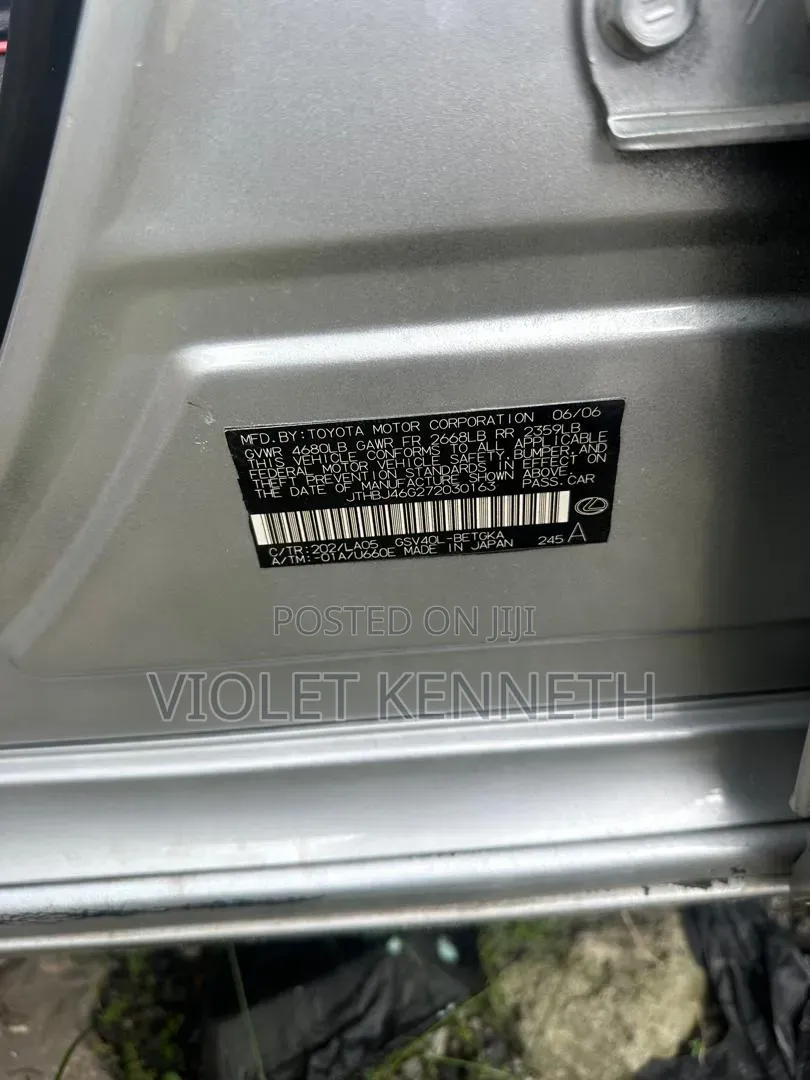 Lexus ES 350 2008 Silver