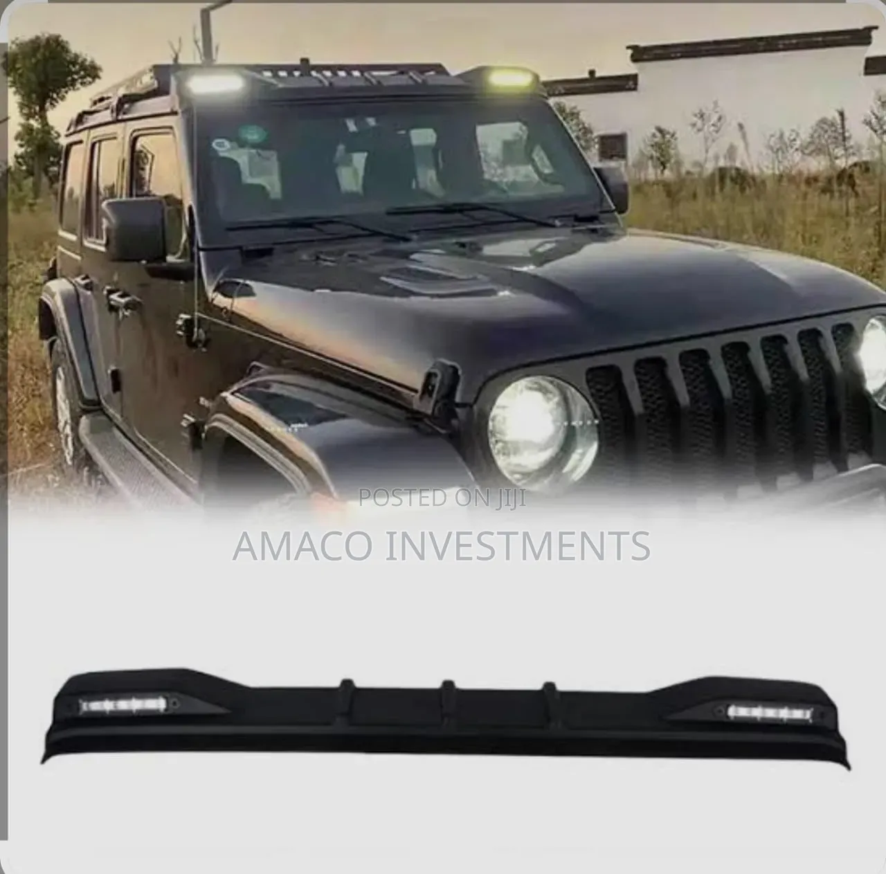 Roof Bar Lamp Wrangler Jeep