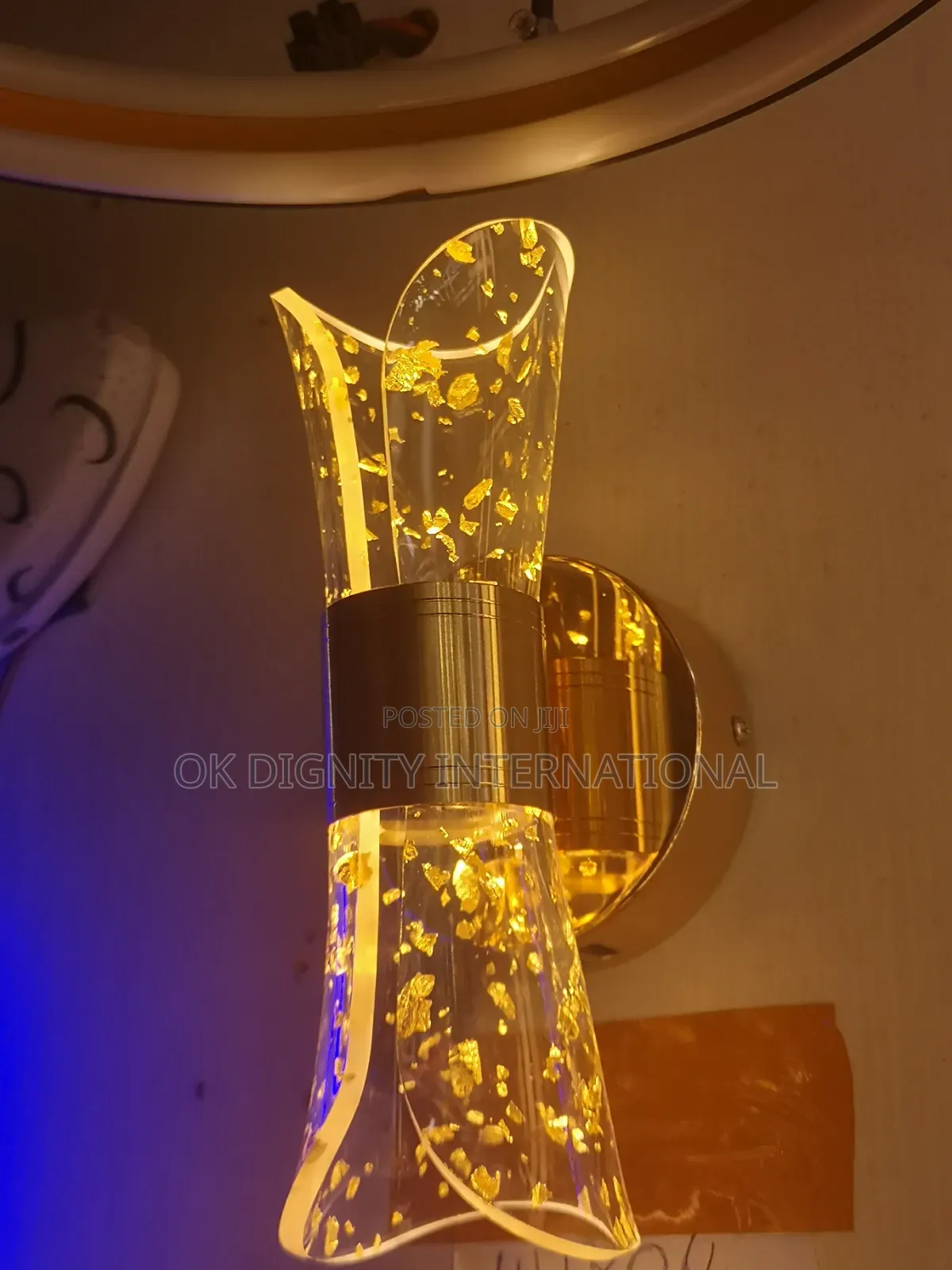 Luxury Gold Crystal Led Wall Light– Modern Indoor Decorative Wall Lamp