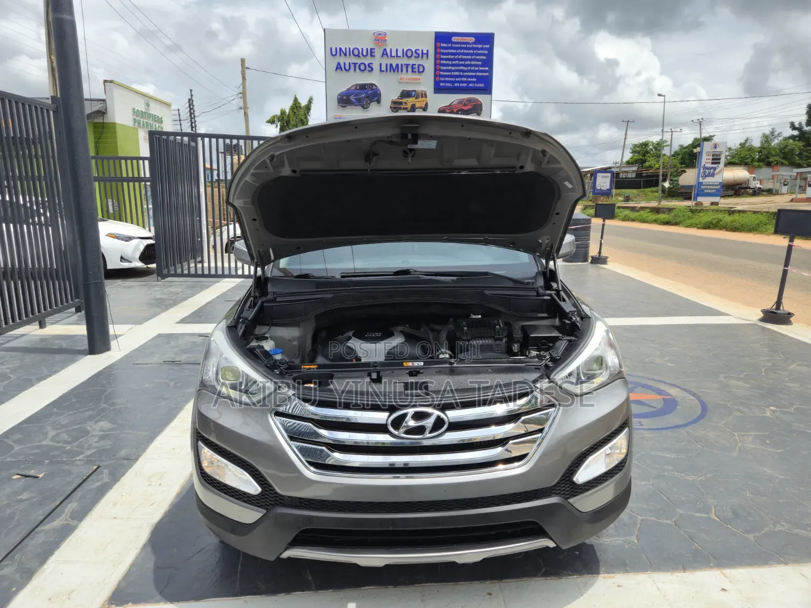 Hyundai Santa Fe 2014 Gray