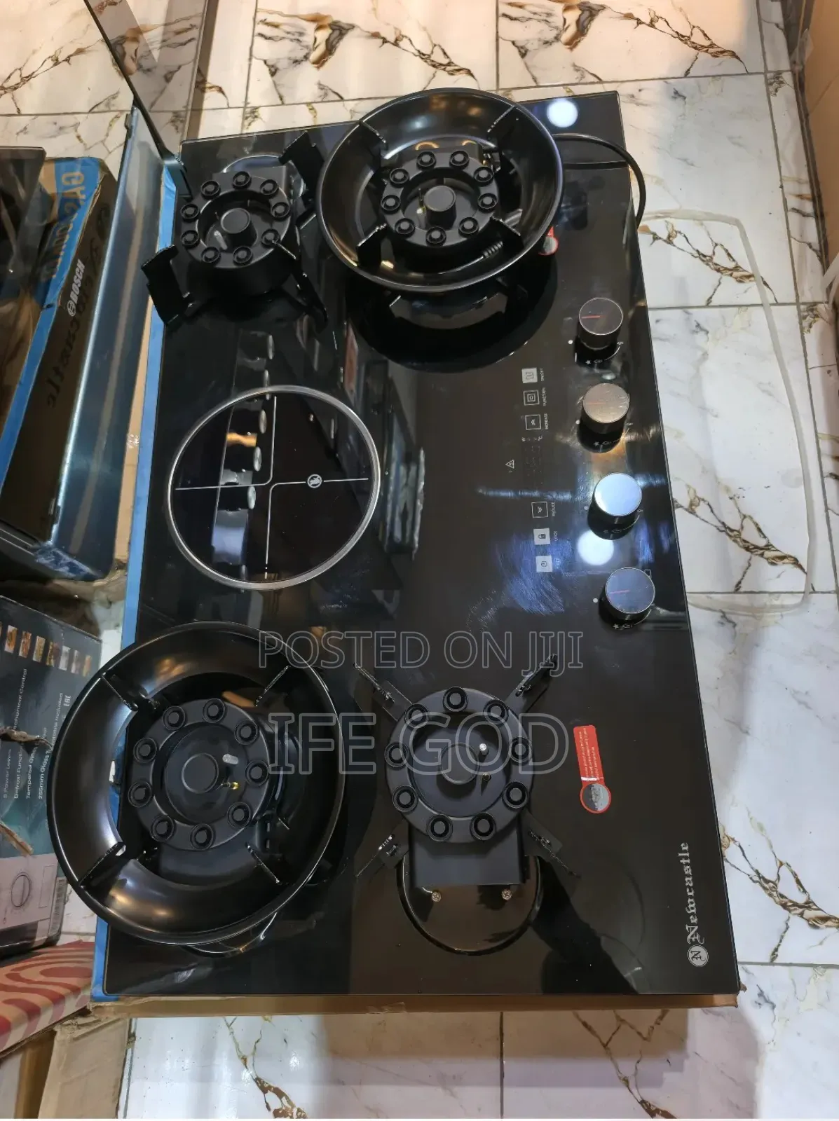 Original Newcastle Built-in Premium Luxury Flips Up Gas Ele Cooker
