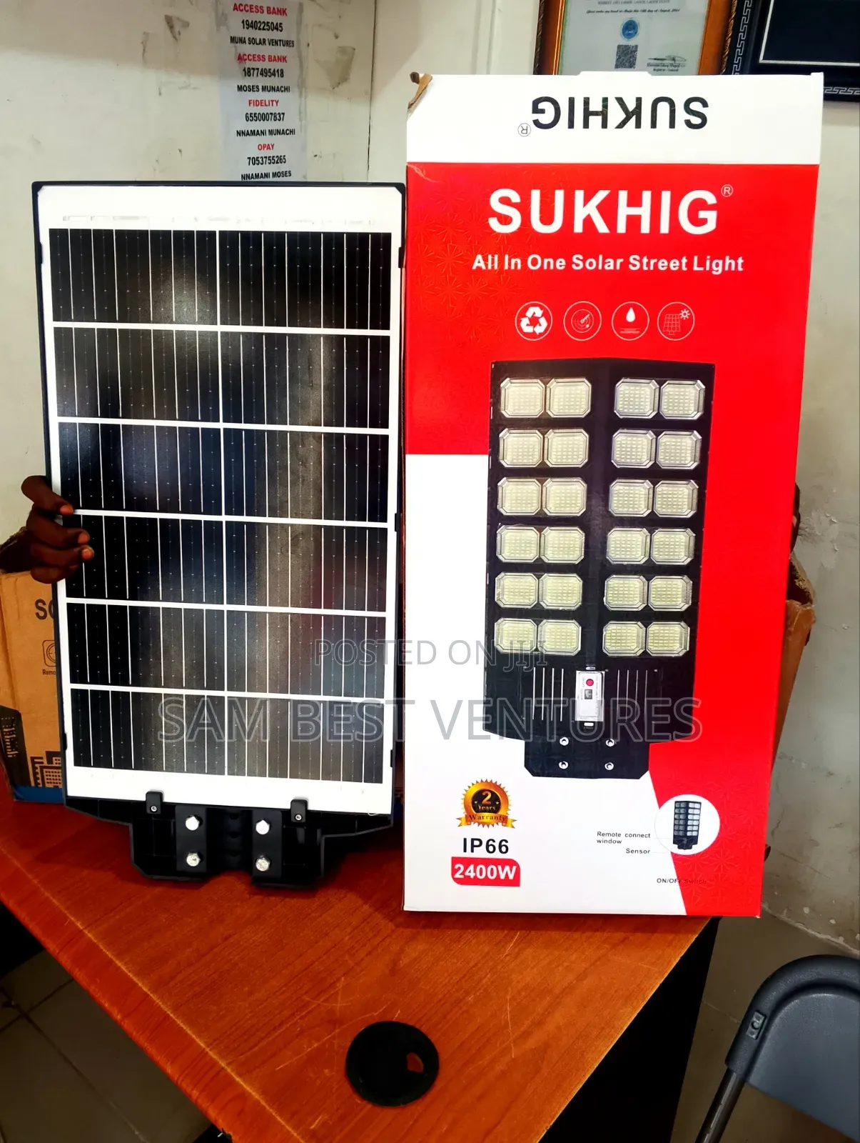 2400w Sukhig Solar Street Lights