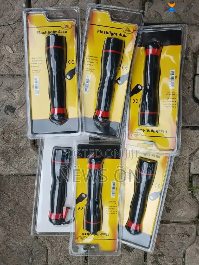 Sea Power Brand Flashlights Designed With Four Led Bulbs.