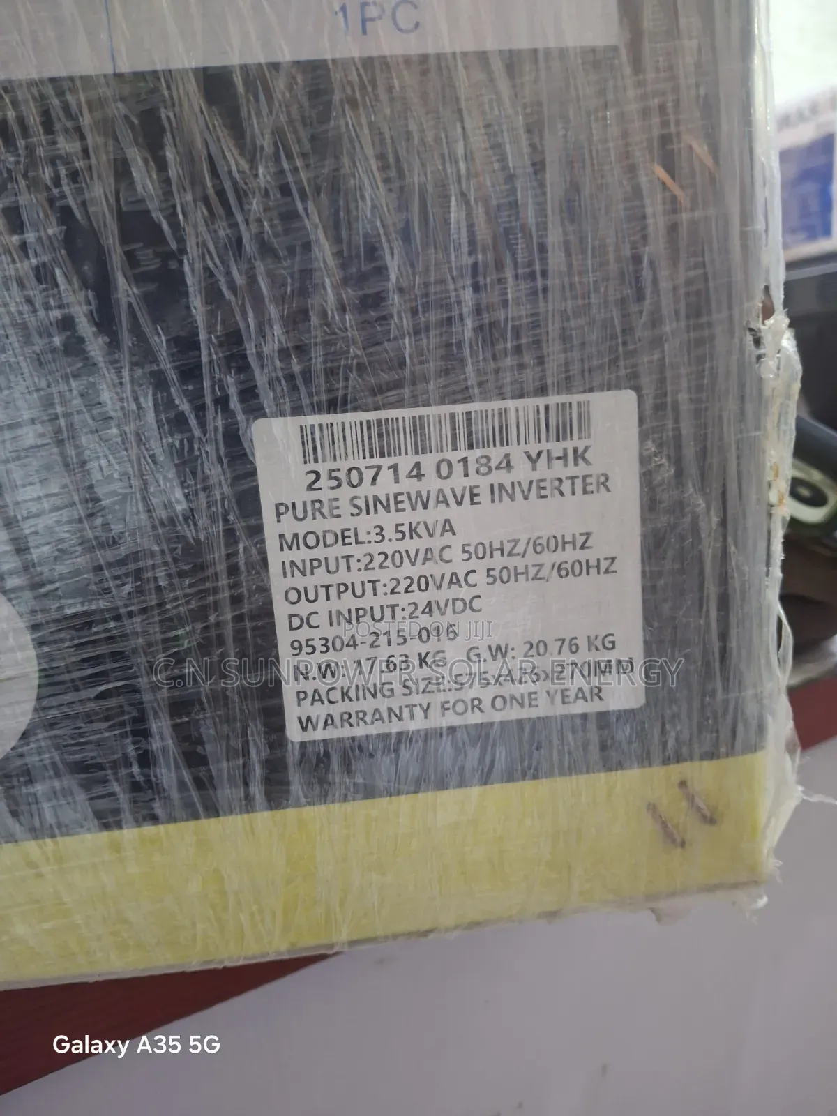 3.5kva/24v Yohako Transformer Based Pure Sine Wave Inverter