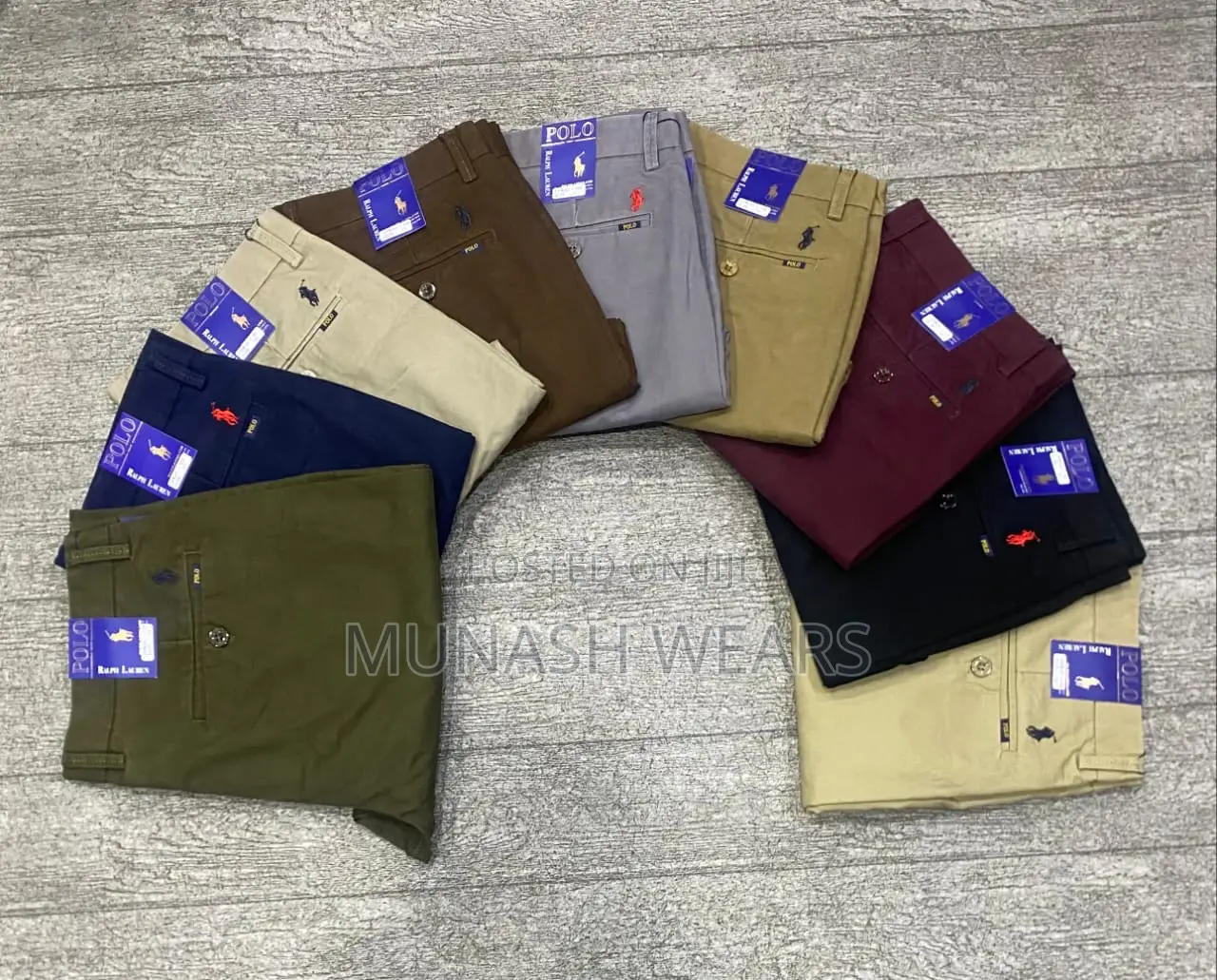 Polo Ralph Trousers for Men 32-42 Available