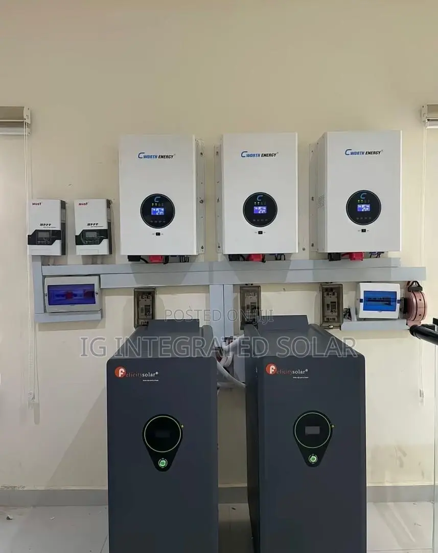 50kwh Felicity Lithium Battery Wit 30kva Hybrid Inverter Wit 40panels