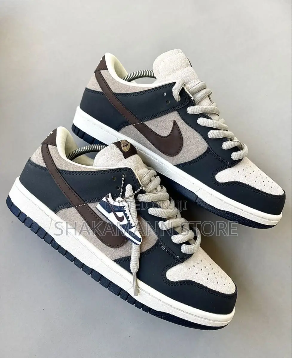 Original Nike Sb Dunk Otomo Katsuhiro Navy Blue Beige