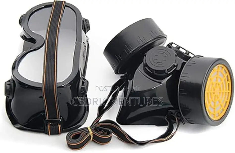 Respirator Gas Mask With Goggles