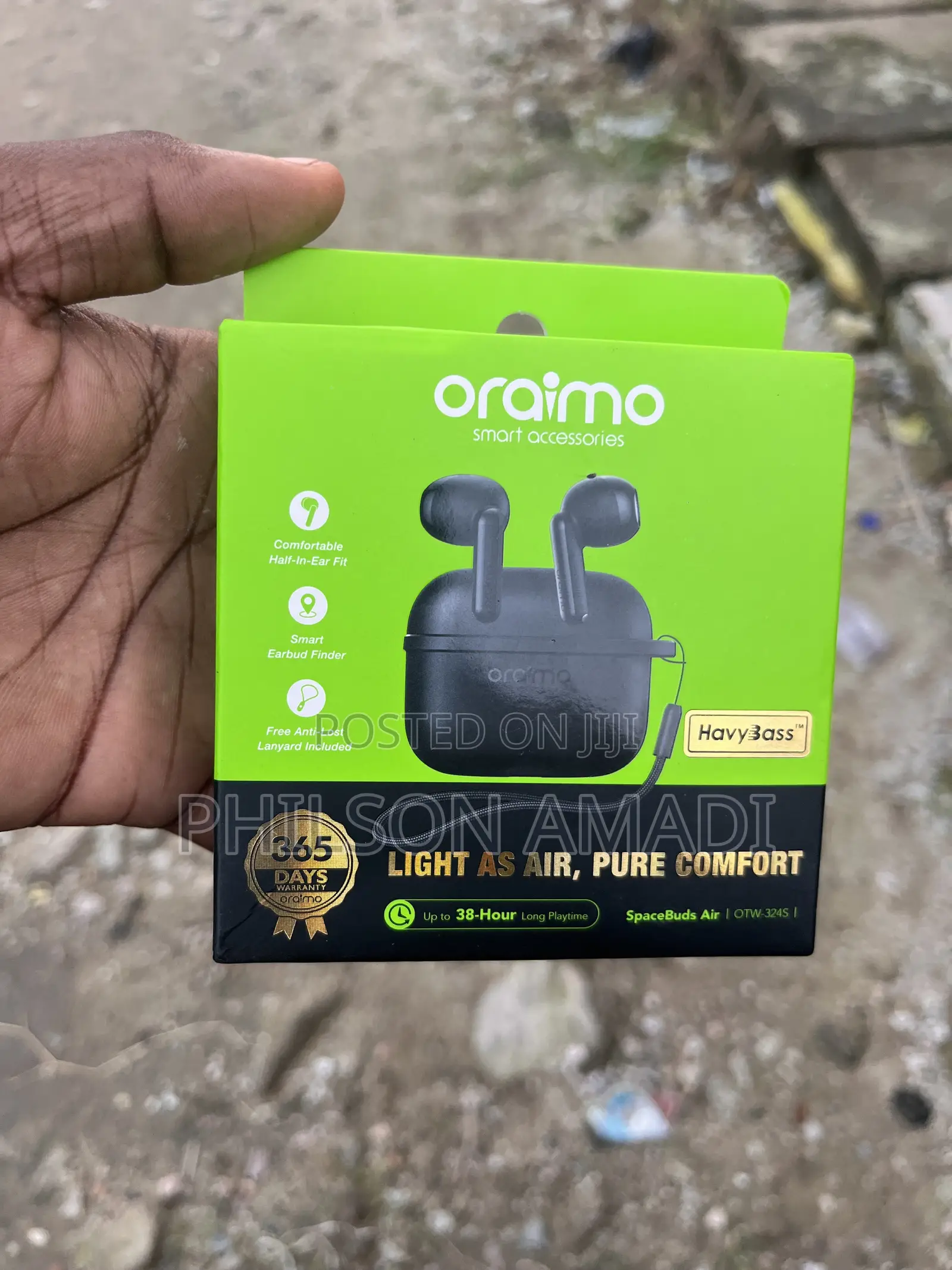 Oraimo Spacebuds Air 38 Smart Finder True Wireless Earbuds