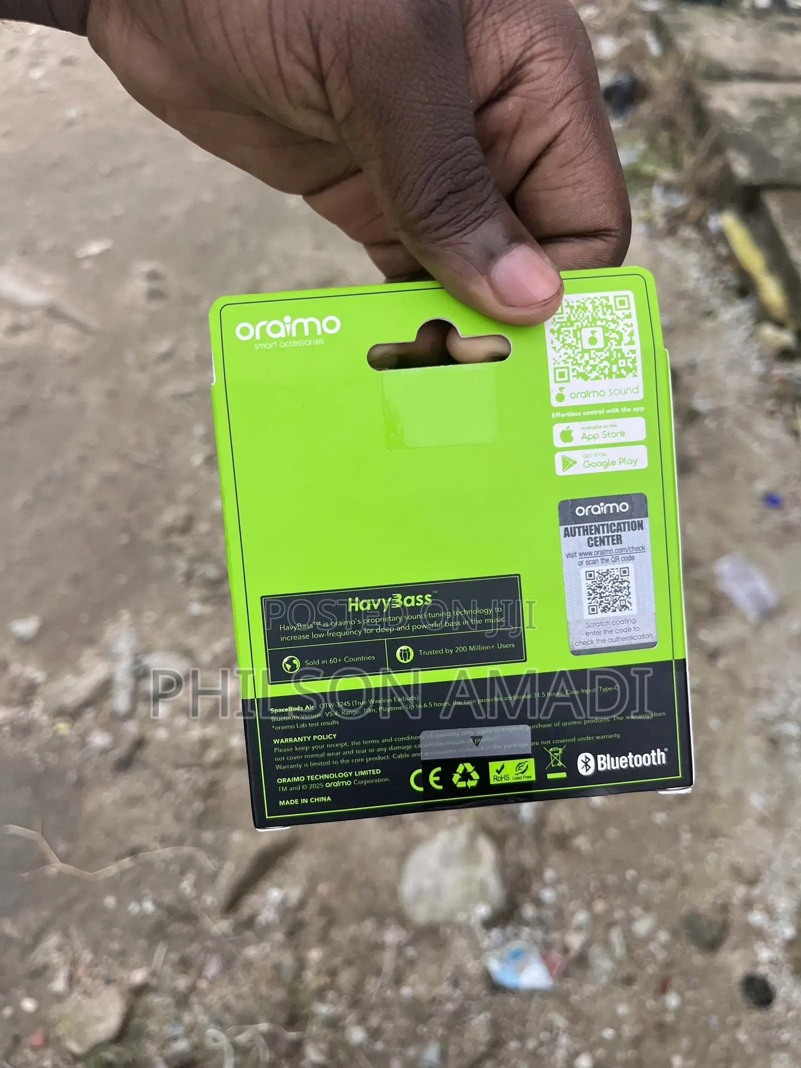 Oraimo Spacebuds Air 38 Smart Finder True Wireless Earbuds
