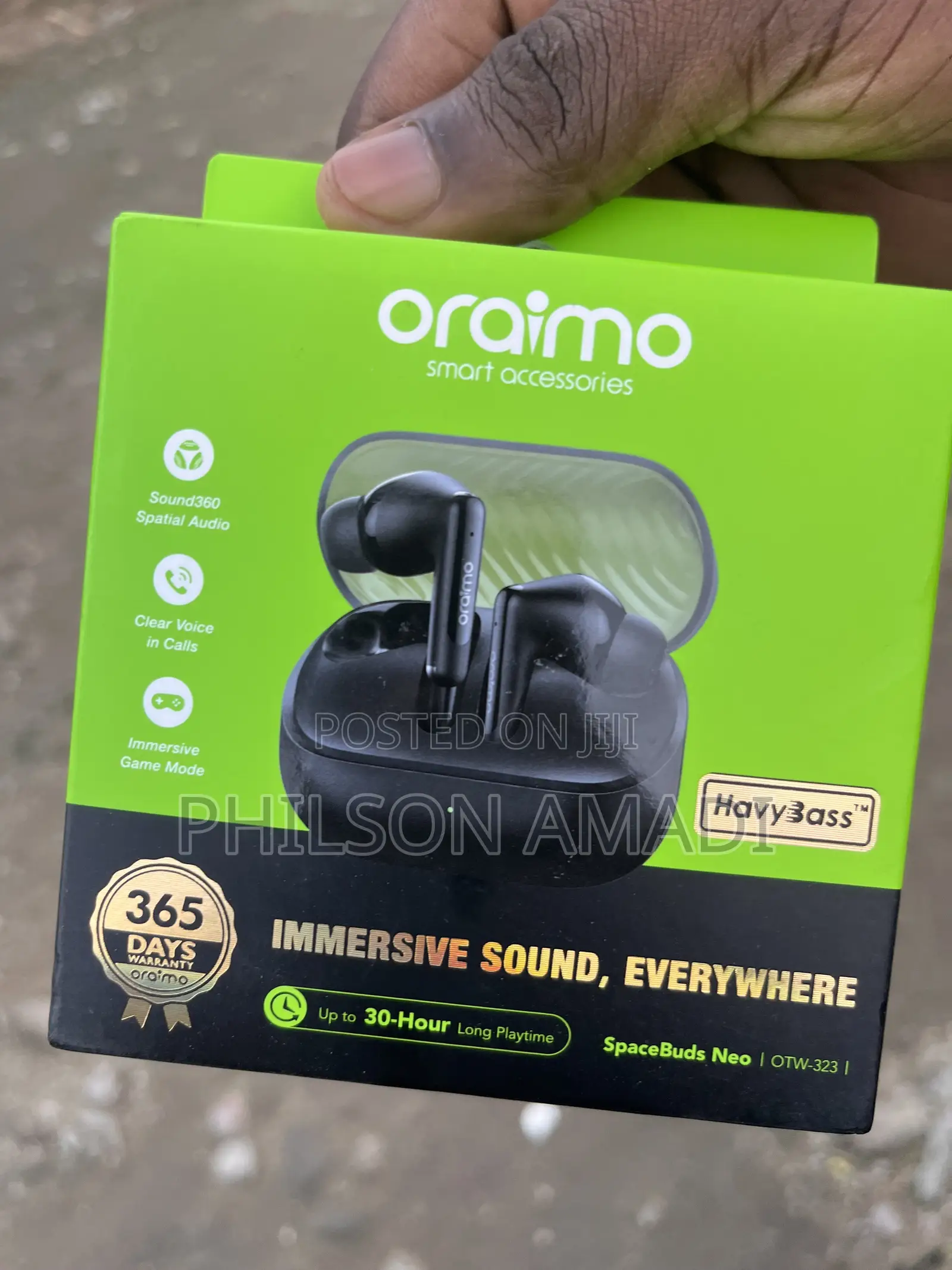 Oraimo Spacebuds Neo+Anc Sound-360 Spatial Audio True Wirelessear-Buds