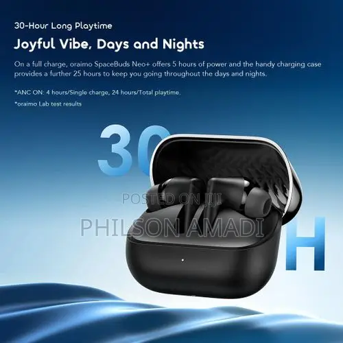 Oraimo Spacebuds Neo+Anc Sound-360 Spatial Audio True Wirelessear-Buds