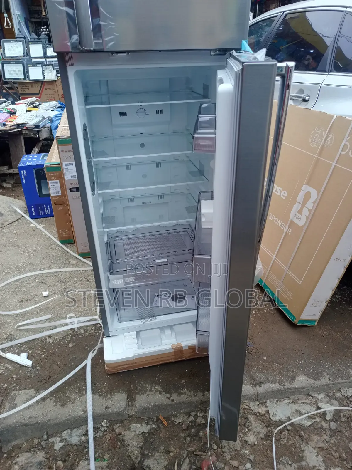 Lg 308l Double Door Top Mount Refrigerator | Ref 322 RLBN (Silver)