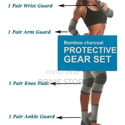 8 PCS Protective Gear Set, Arm Guard, Wrist Guard, Knee Pads, Ankle