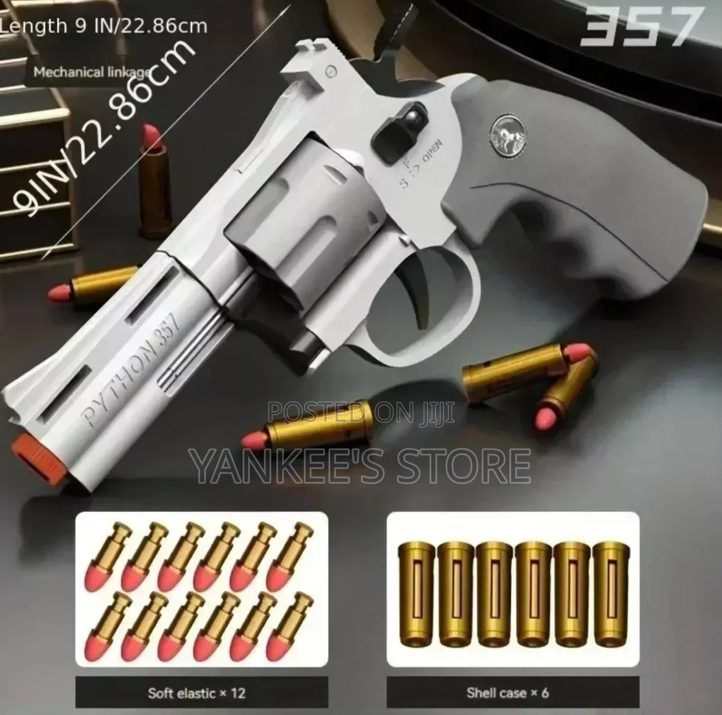 Brand New Wenyi Blaster Zone Toy Gun Revolver