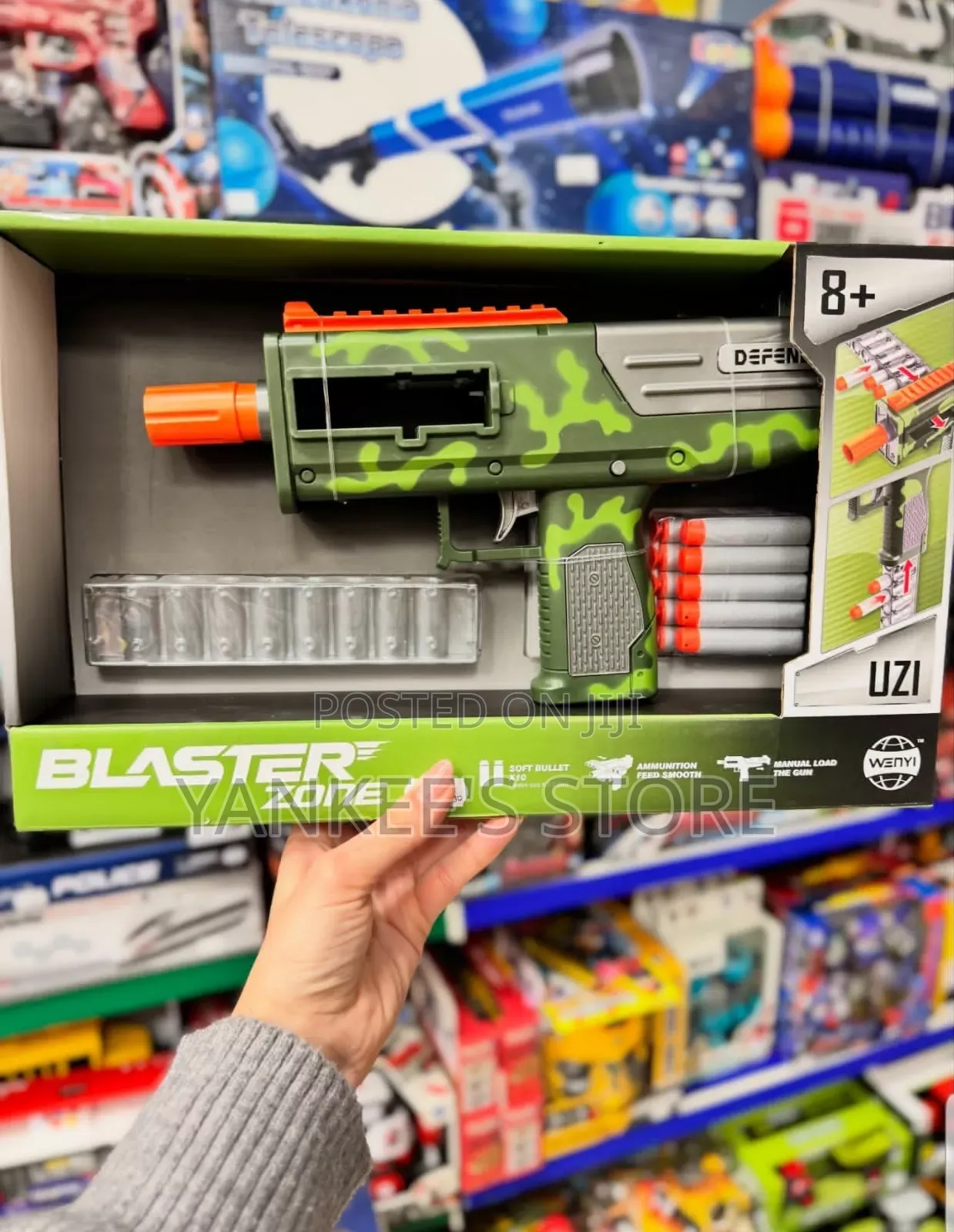 Brand New Wenyi Blaster Zone Toy Gun Revolver