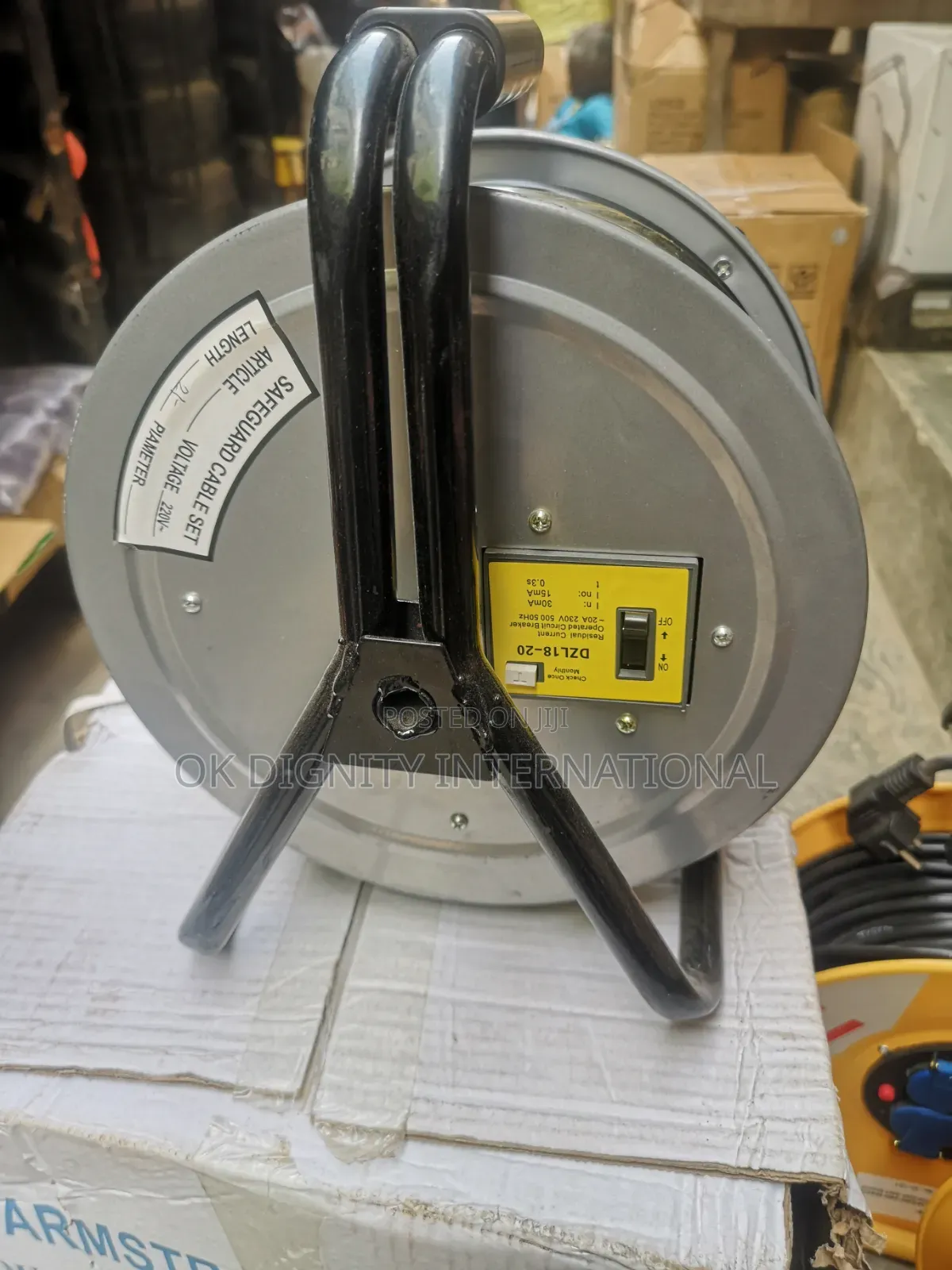 Heavy Duty Extension Cable Reel – 4 Socket Power Reel