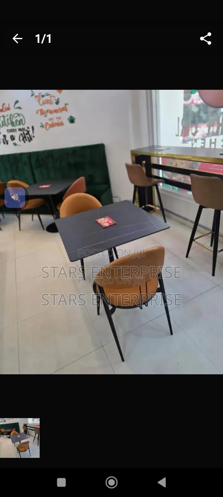 Modern 2 Seater Marble Dining