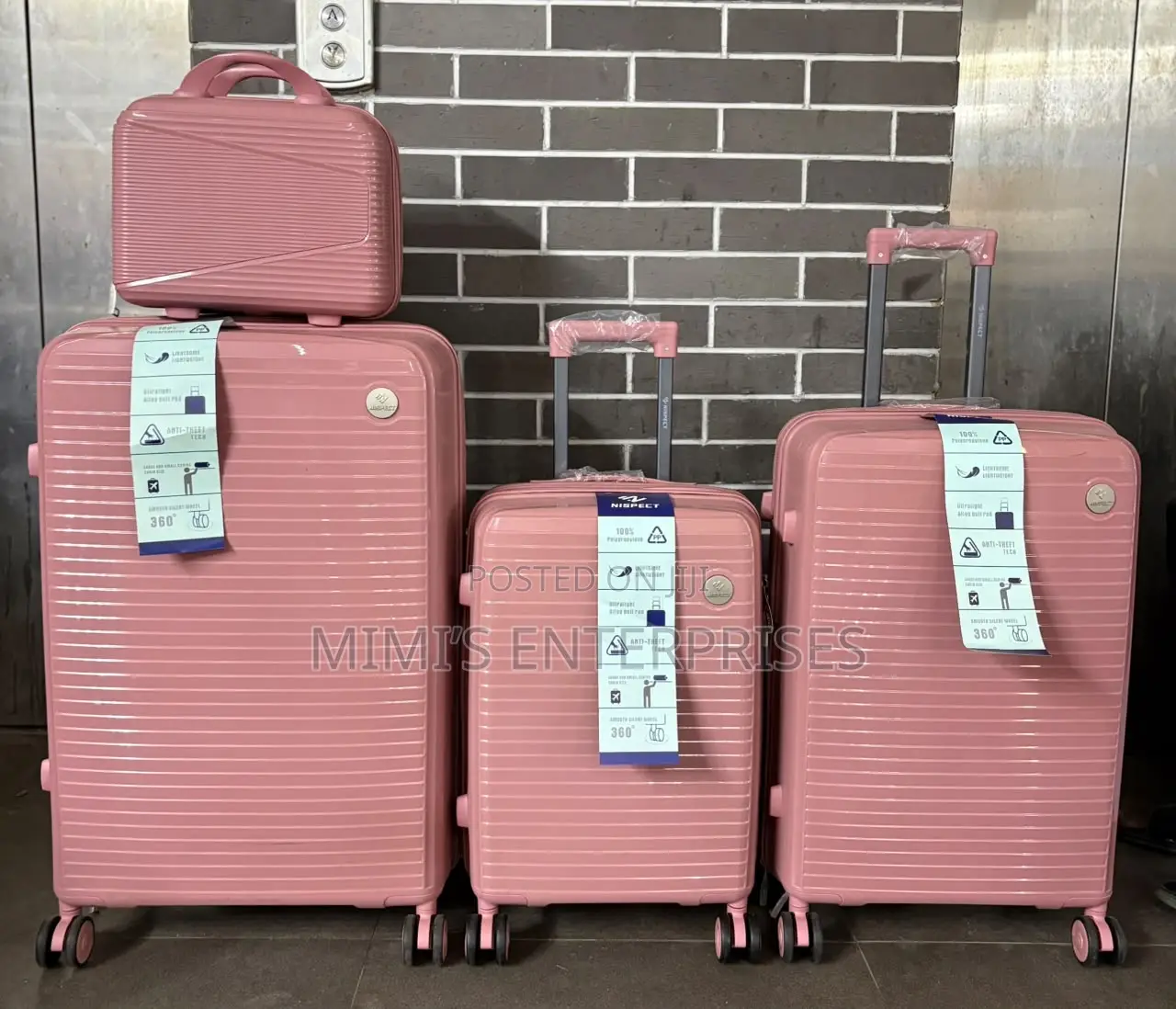 Luxury Set of 4set of Rubber Luggage