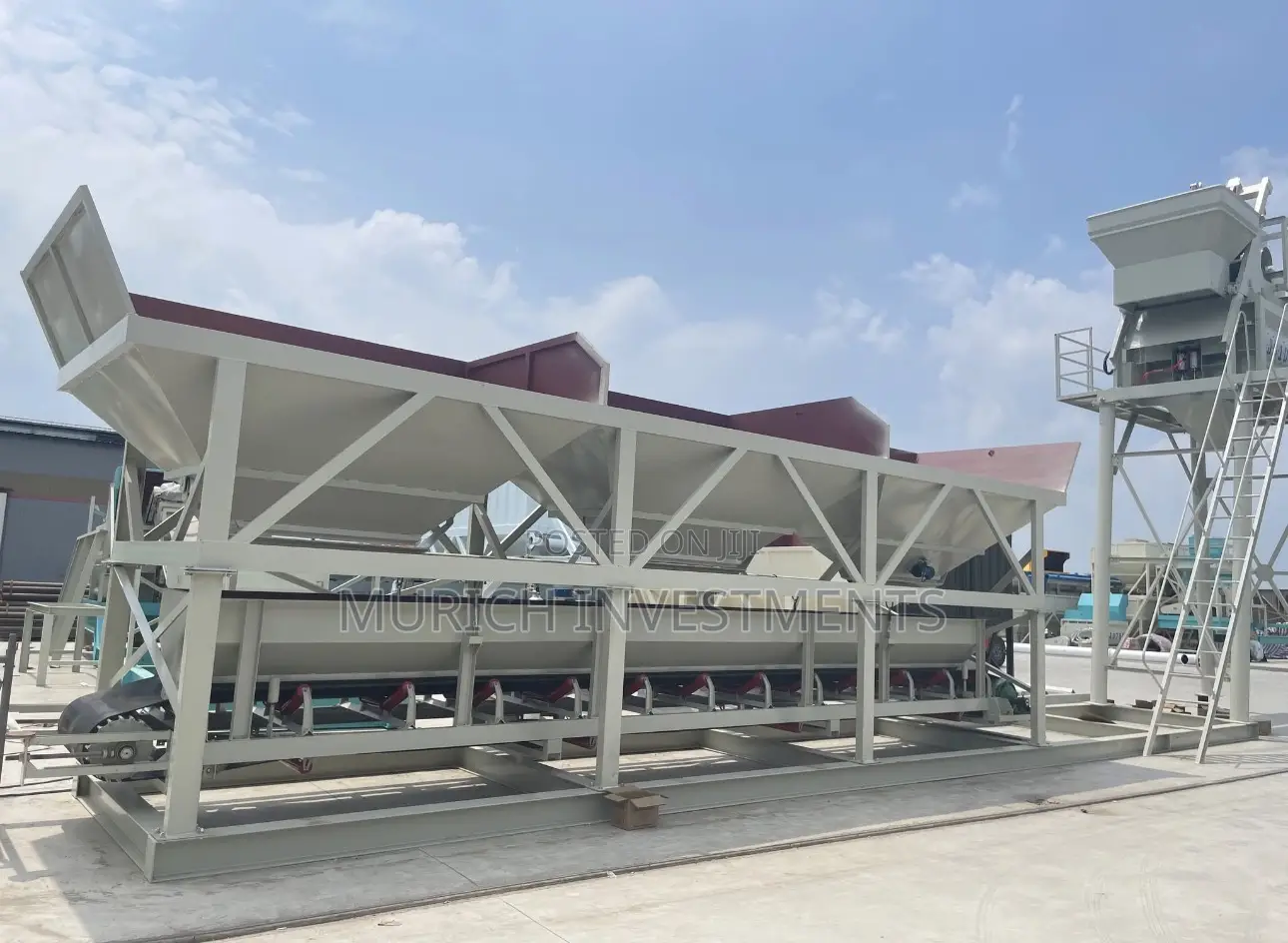 Concrete Batching Plant 75m3/Hr – Commercial Grade With 2×100t Silos