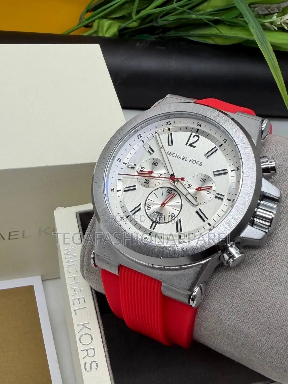 Michael Kors Chronographs Rubber Watch
