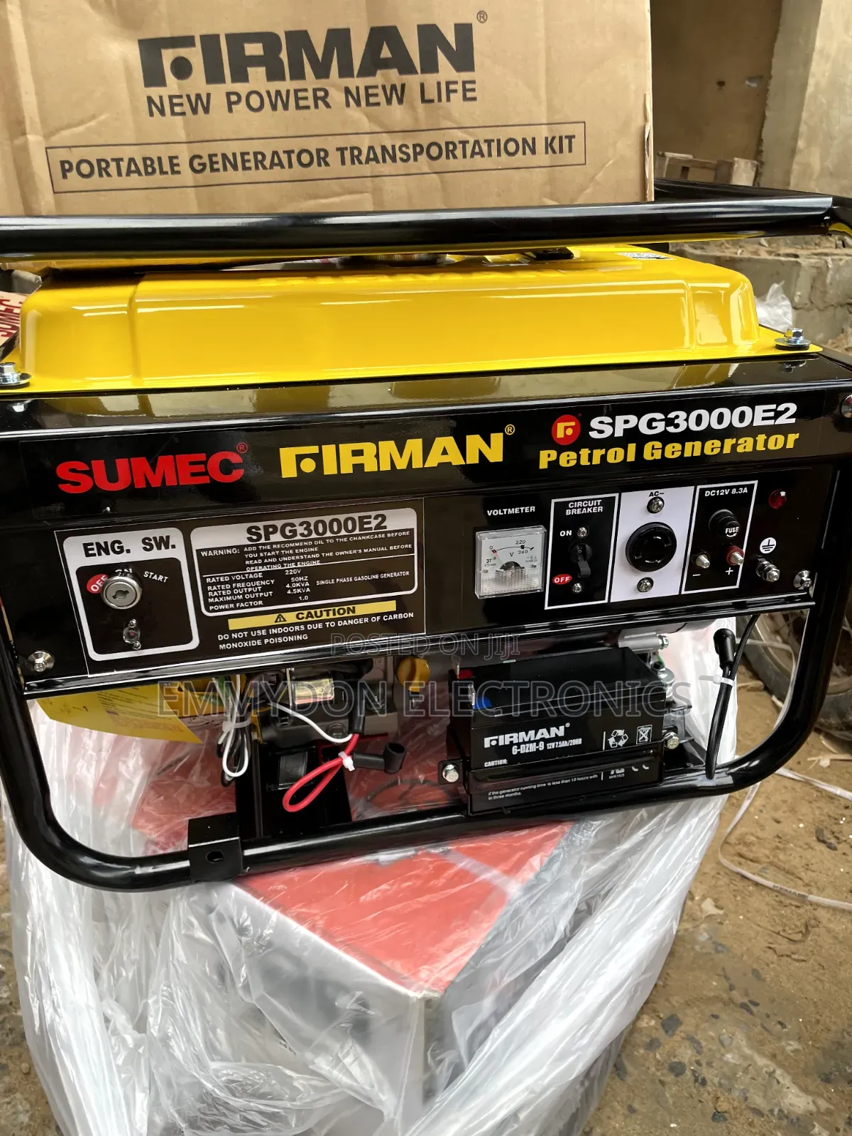 Sumec Firman Spg3000e2 Copper Coil Generator