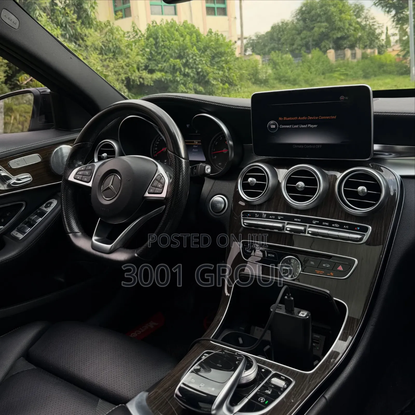 Mercedes-Benz C400 4Matic AWD Sedan (3.0L V6 7A) 2015 Black