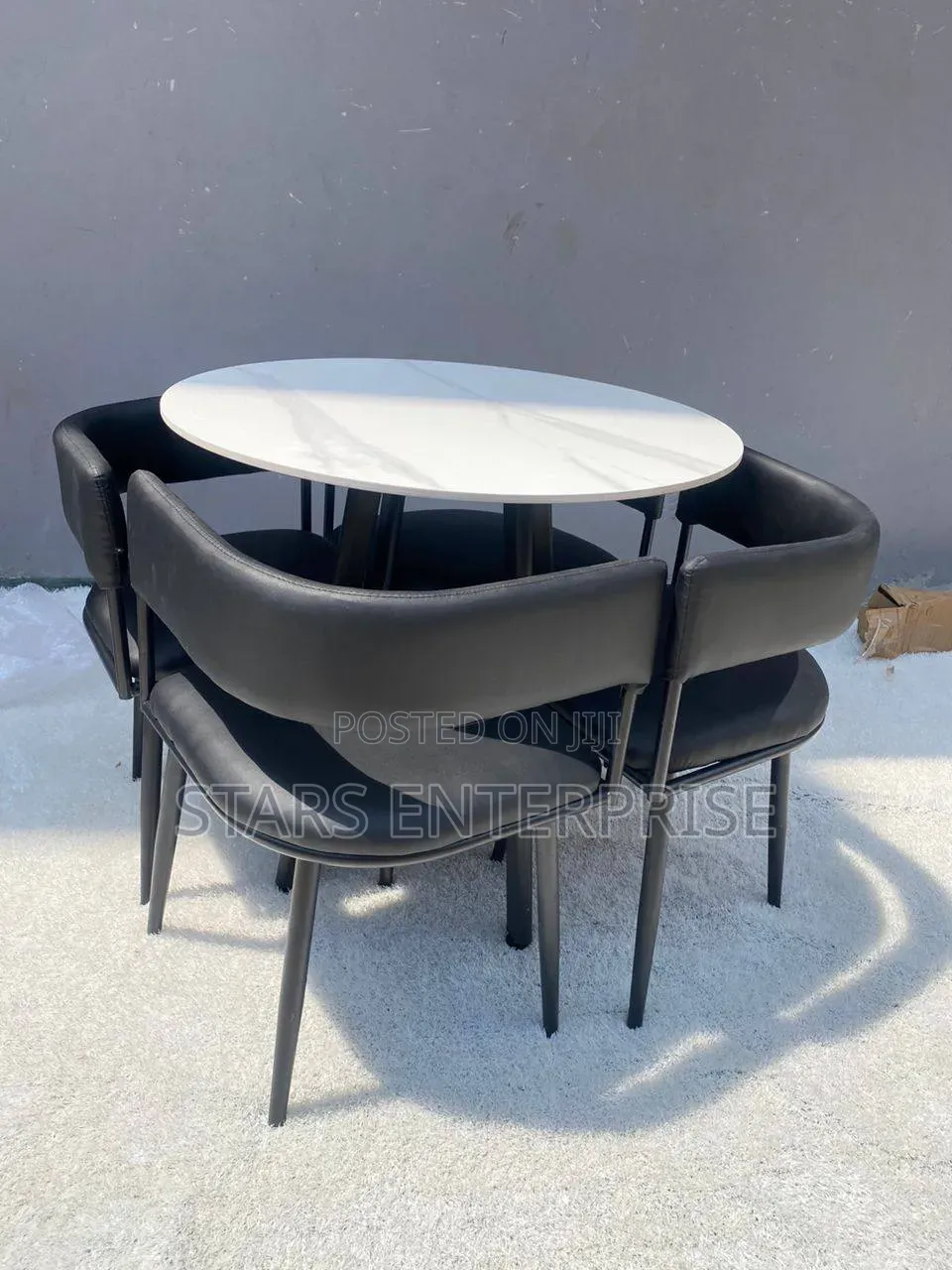 4 Seater Classic Marble Dining
